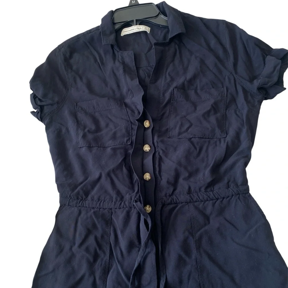 Abercrombie & Fitch The Utility Romper Black Size Small - Picture 5 of 9